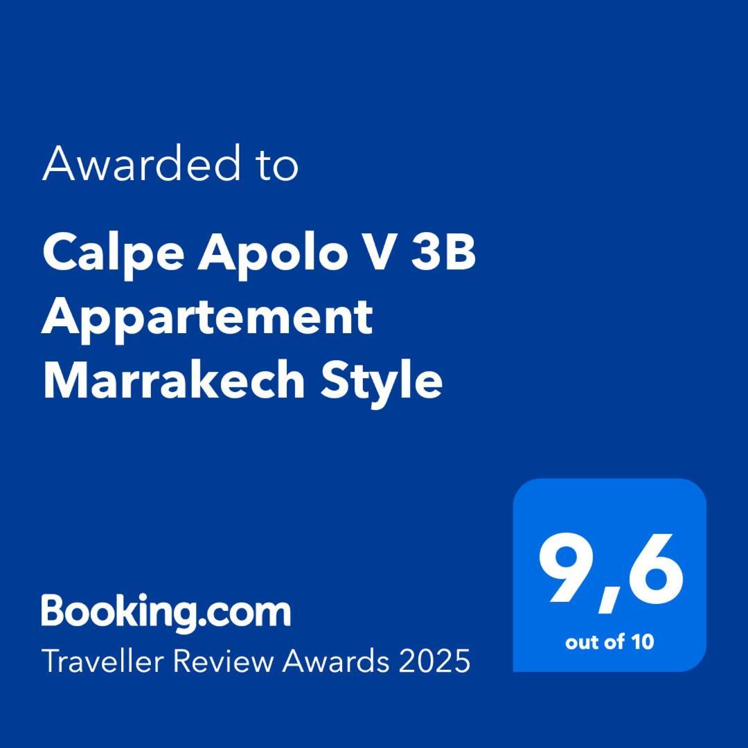 Calpe Apolo V 3B Appartement Marrakech Style Eksteriør bilde